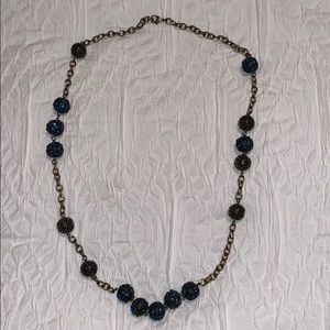 LONG BEADED NECKLACE